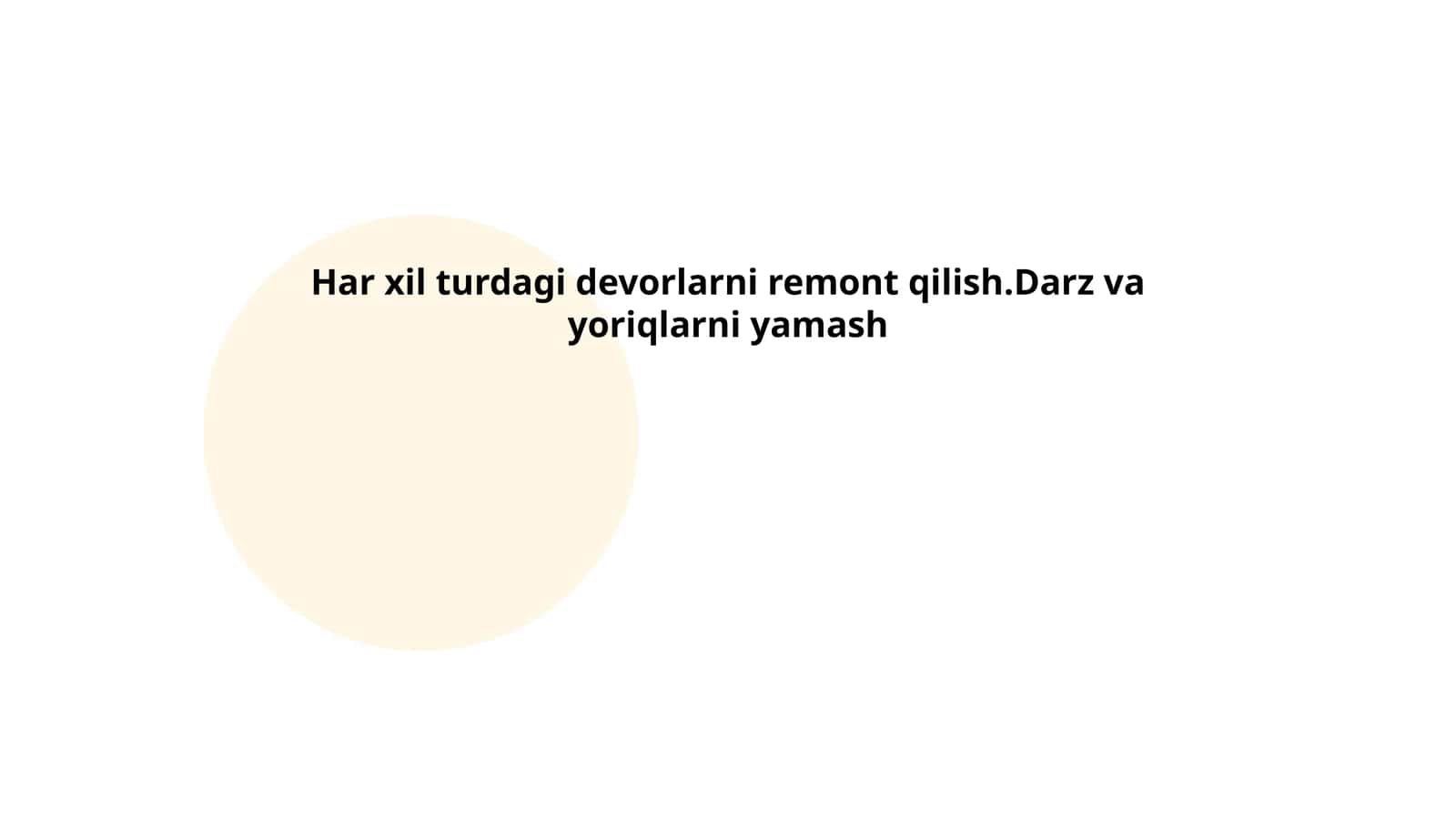 Devor materiallari turlari