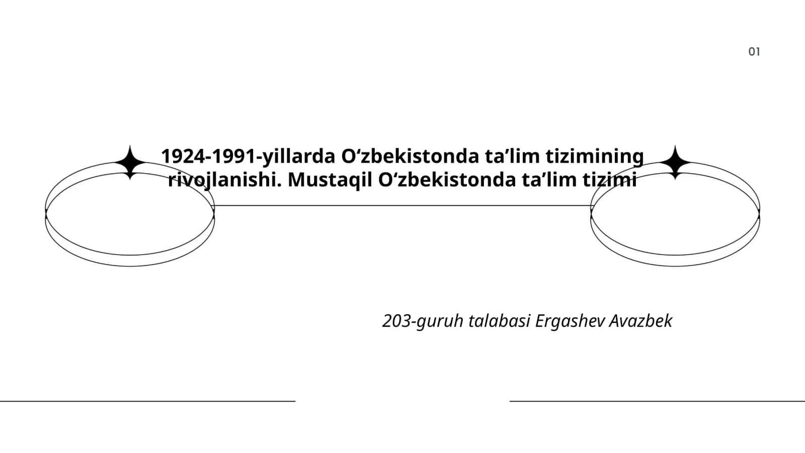 Rivojlanish va Mustaqil Oʻzbekistonda taʼlim tizimi