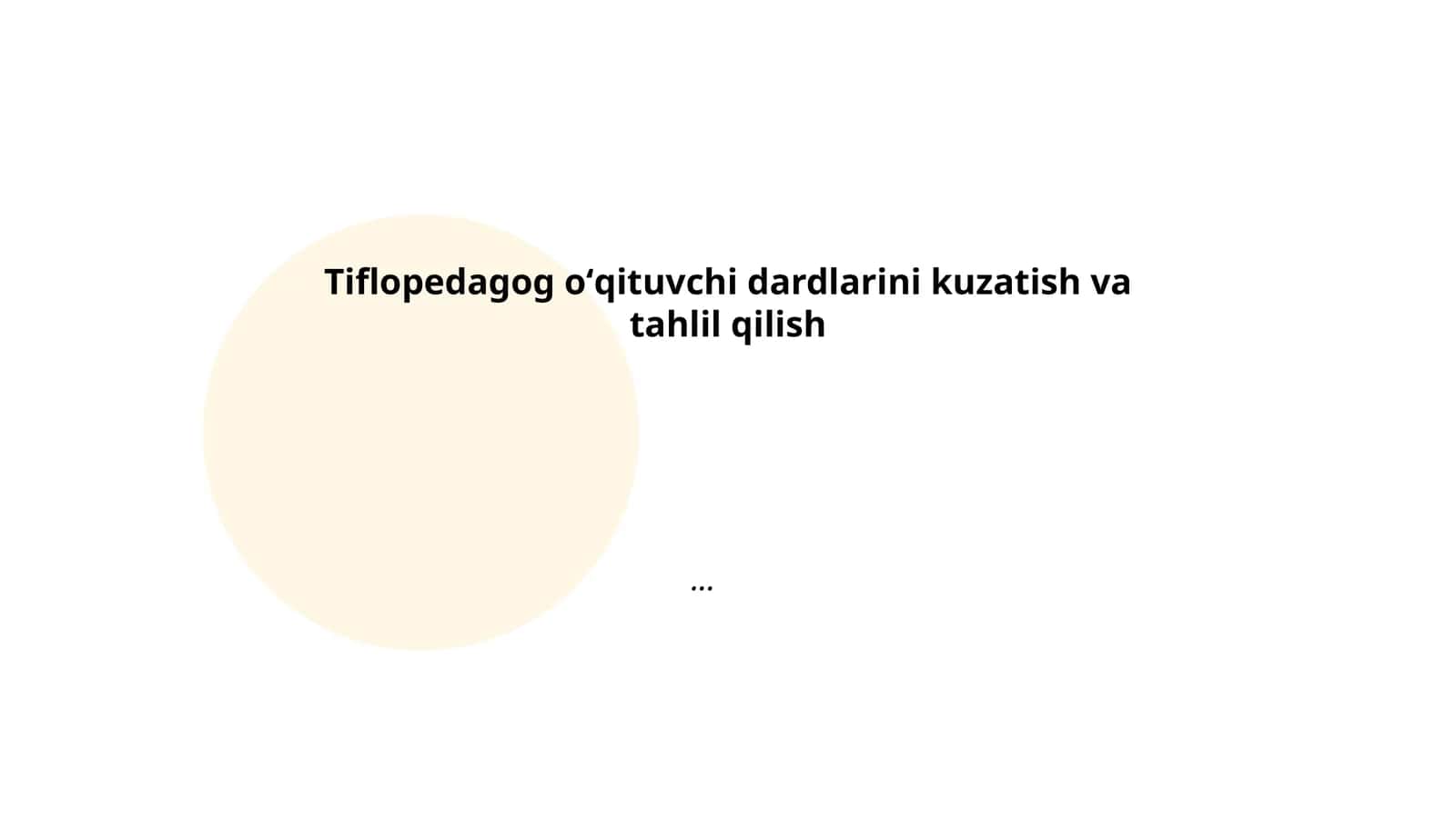 Tiflopedagogik diagnostika