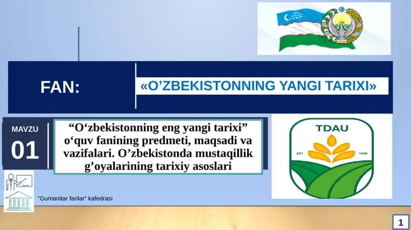 O‘zbekistonning eng yangi tarixi