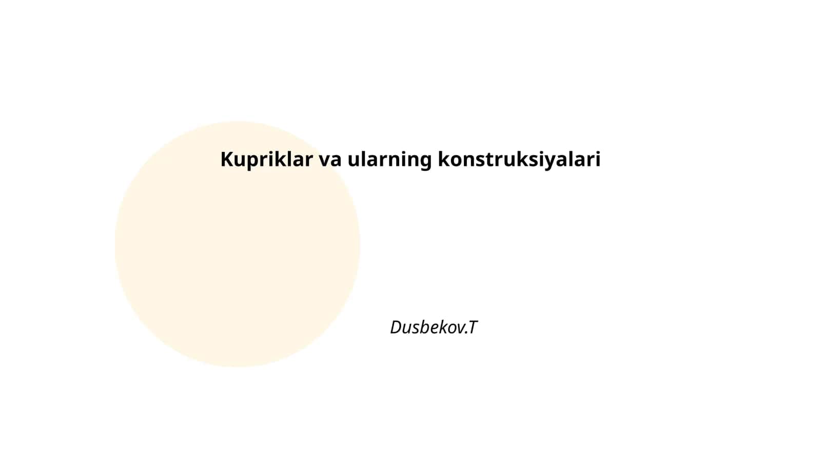 Kupriklar va ularning konstruksiyalari