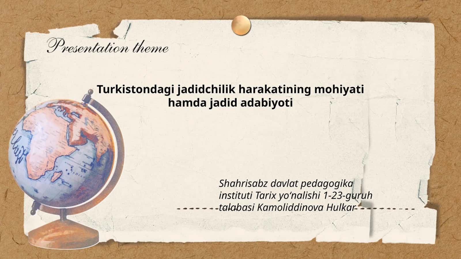Turkistondagi jadidchilik harakatining mohiyati hamda jadid adabiyoti