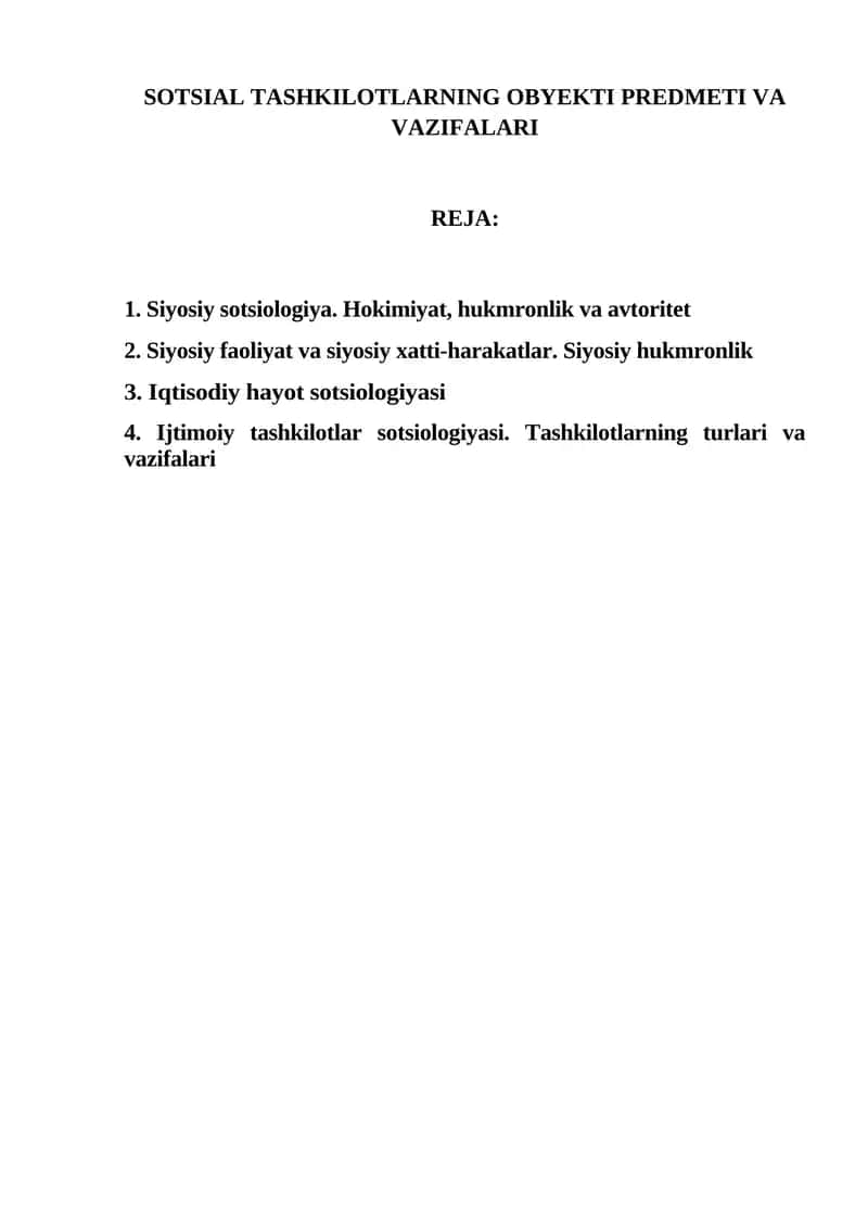 Siyosiy Sotsiologiya