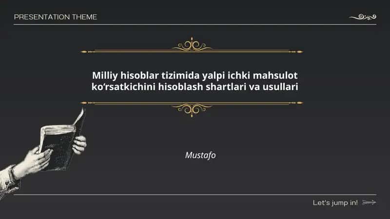 Milliy hisoblar tizimida yalpi ichki mahsulot ko‘rsatkichini hisoblash shartlari va usullari