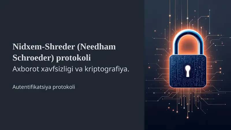 Nidxem-Shreder (Needham Schroeder) protokoli