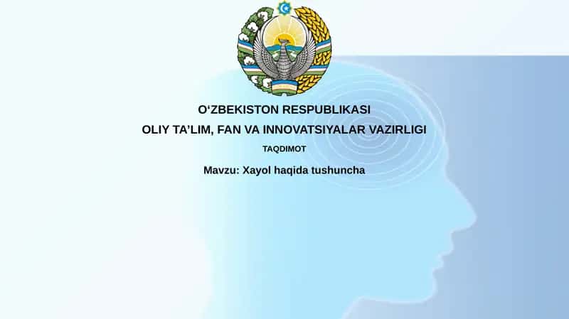 Xayol haqida tushuncha