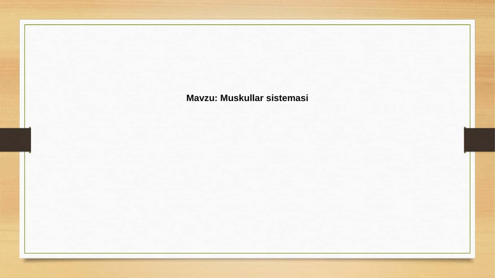 Muskullarsistemasi