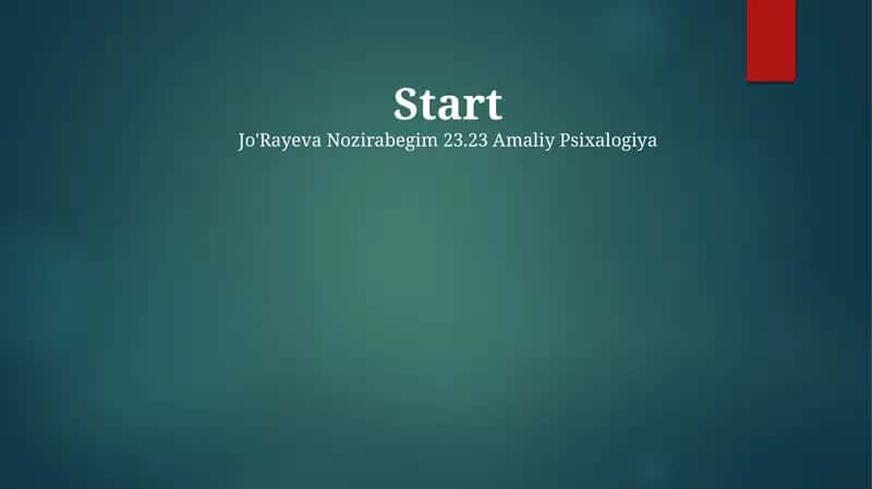 Start