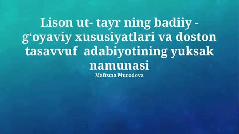 Qushning Parvozi