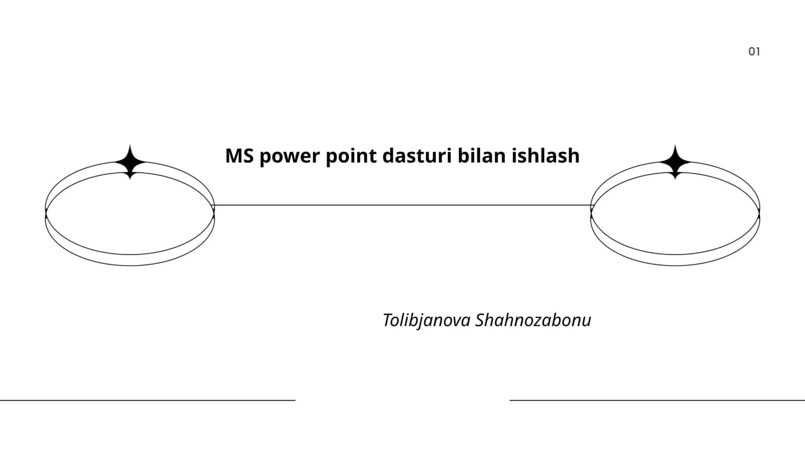 PowerPoint dasturi bilan ishlash