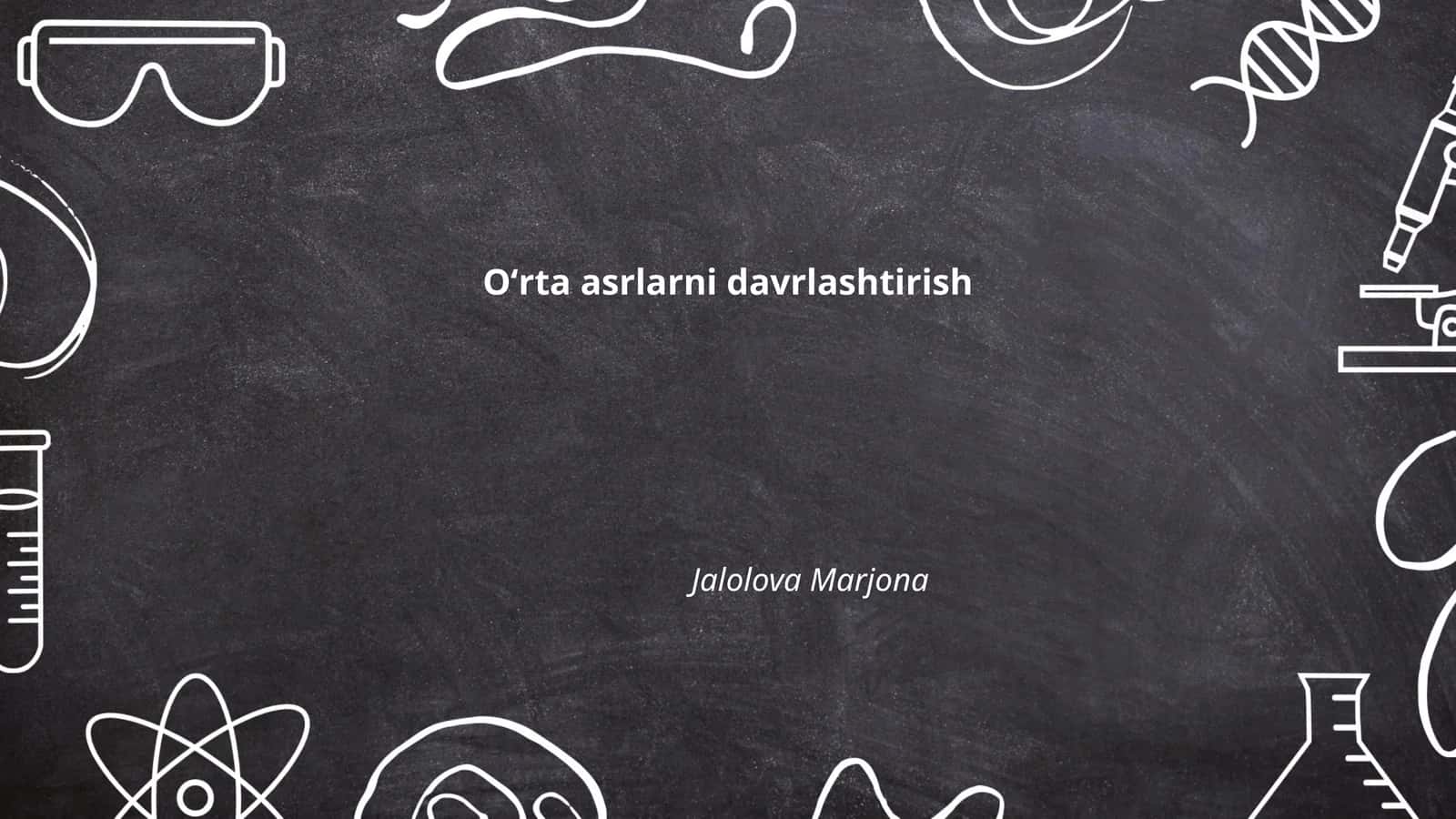 Oʻrta asrlarni davrlashtirish