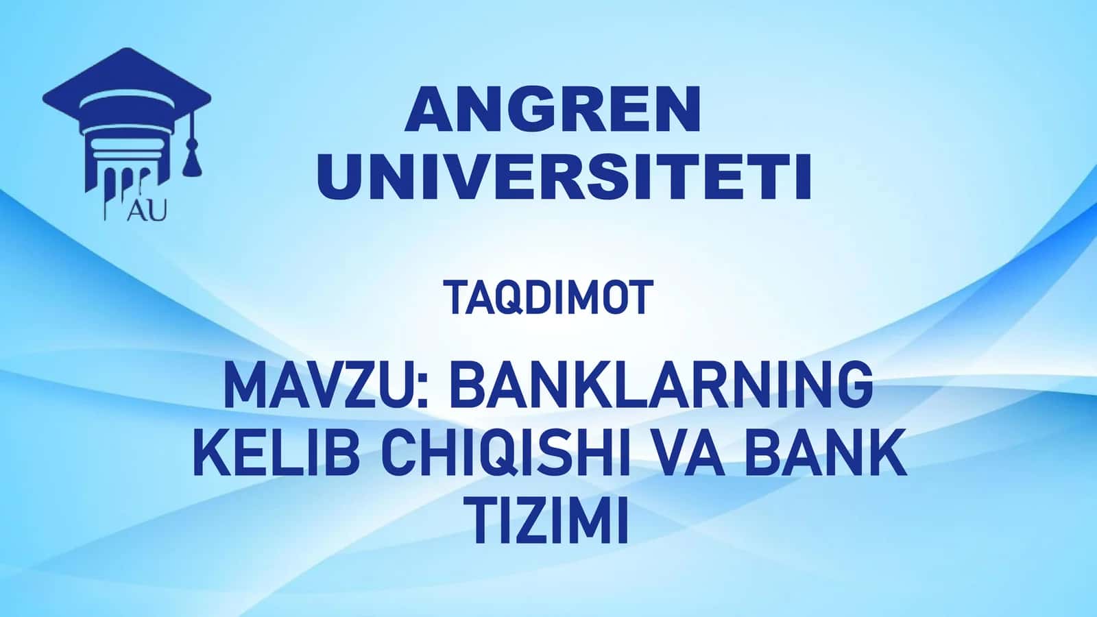 Banklarning Kelib Chiqishi va Bank Tizimi