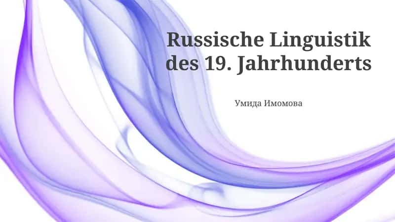 Russische Linguistik des 19. Jahrhunderts