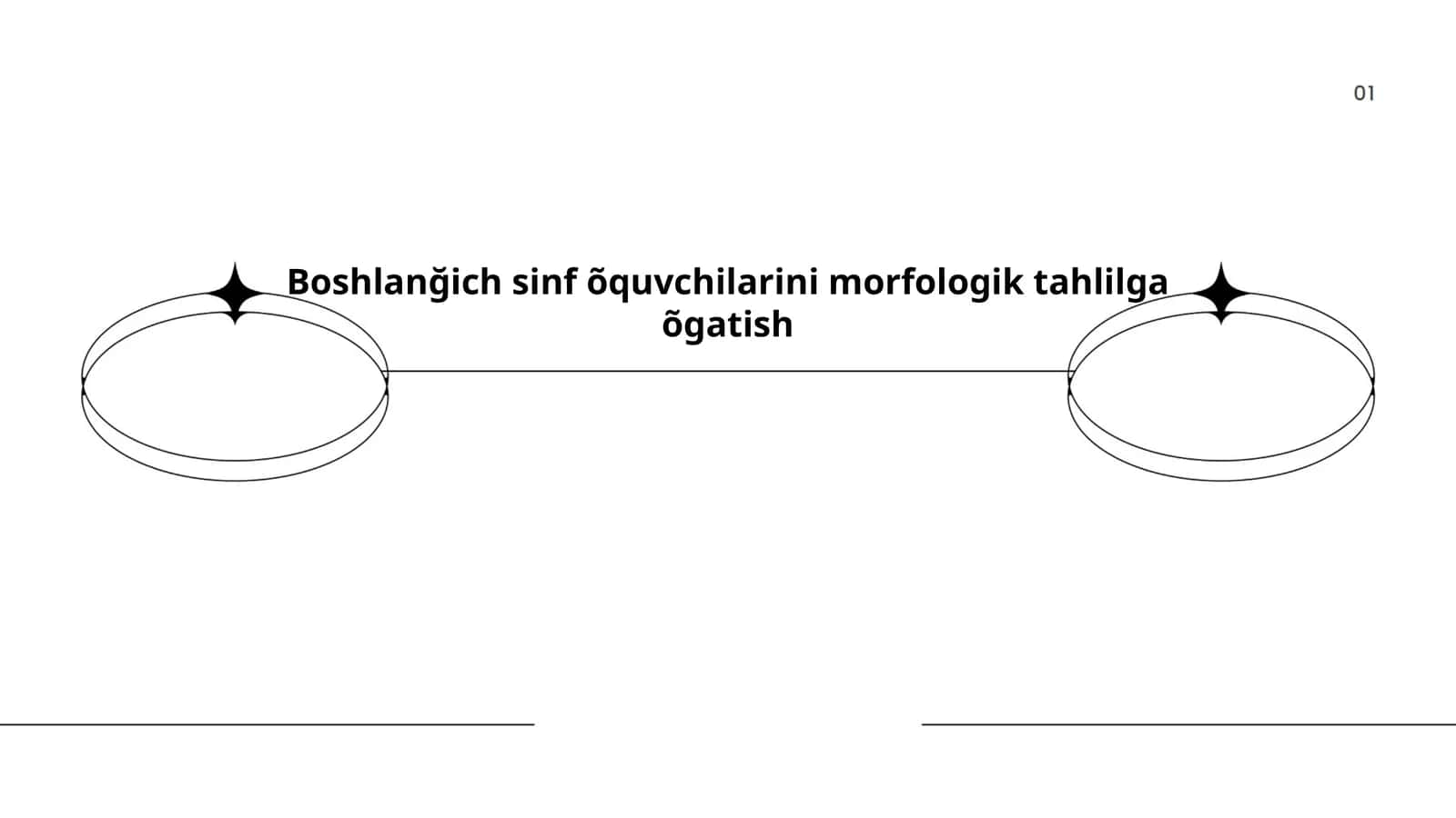 Boshlanğich sinf õquvchilarini morfologik tahlilga õgatish