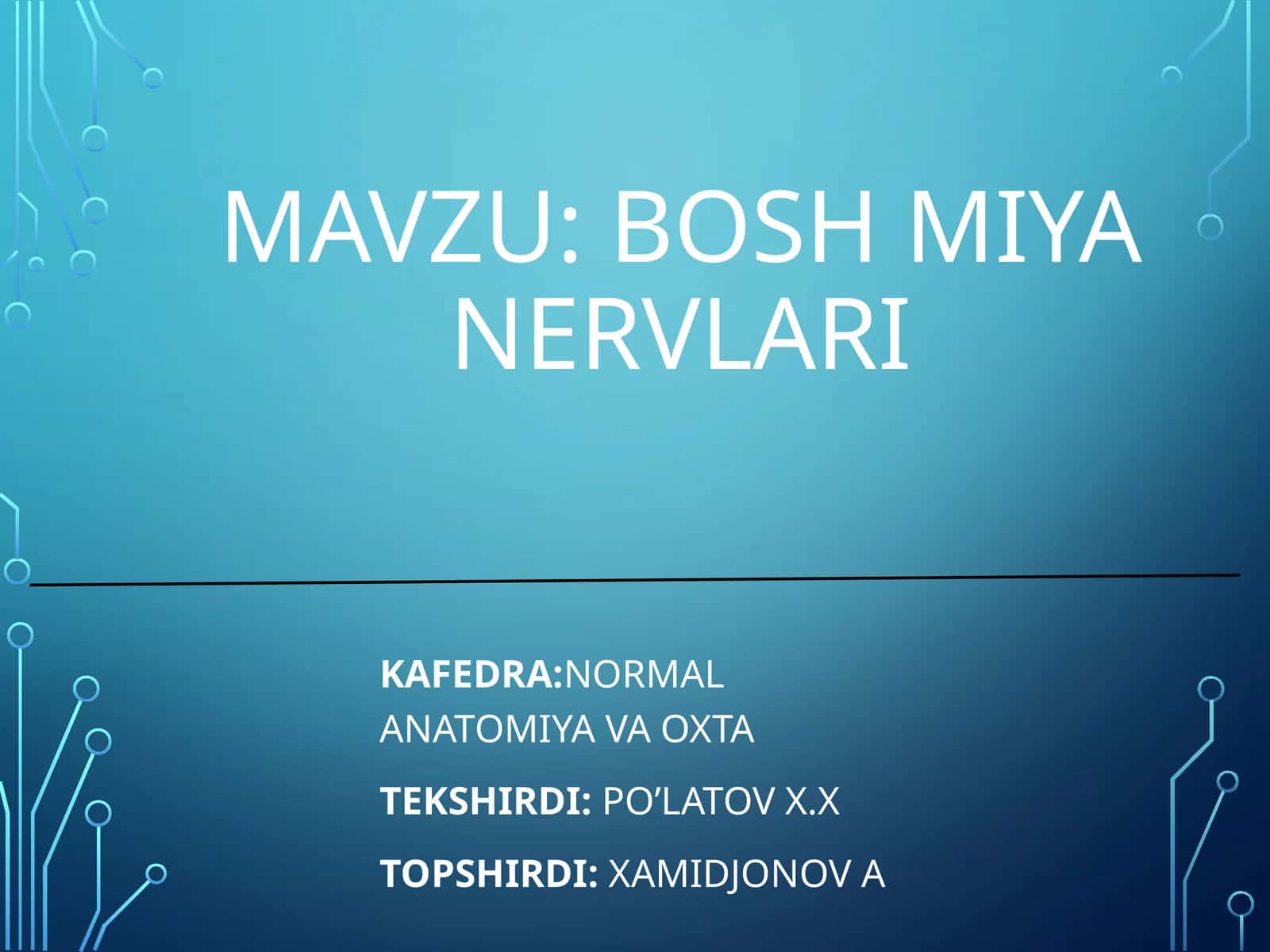 Boshmiyanervlari