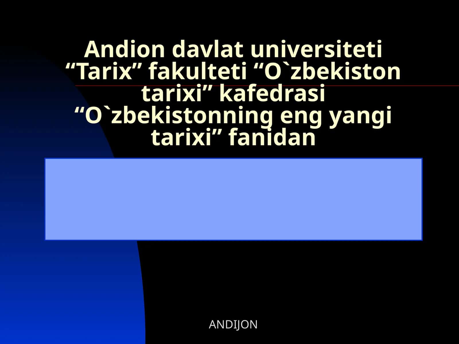 9-mavzu.O‘zbekistonRespublikasidata’limsohasidaamalgaoshirilganislohotlar