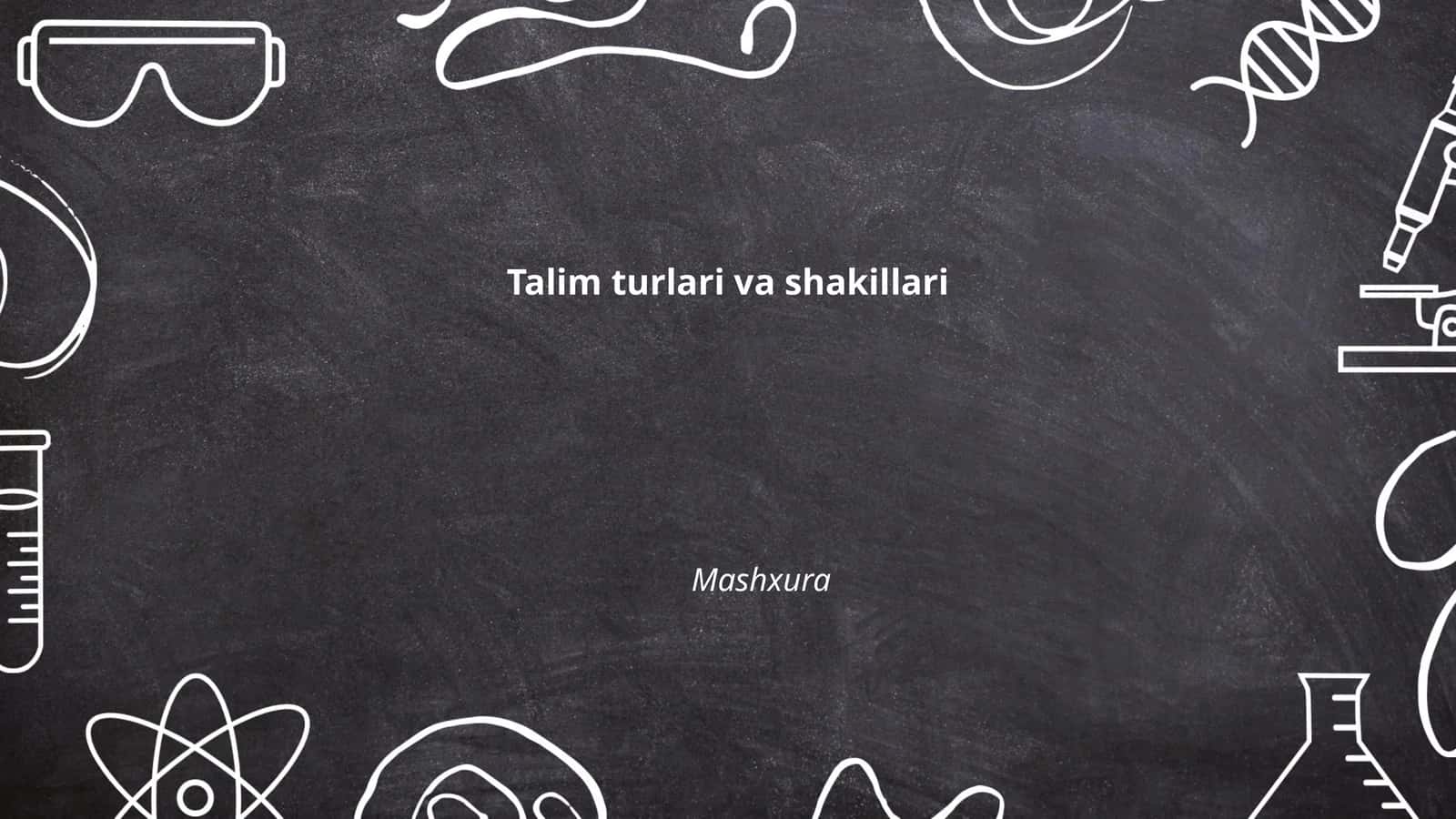 An'anaviy ta'lim