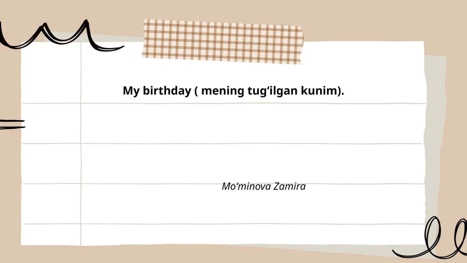 Birthday Celebration Ideas