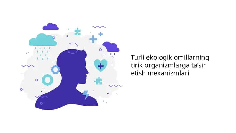 Turli ekologik omillarning tirik organizmlarga ta’sir etish mexanizmlari