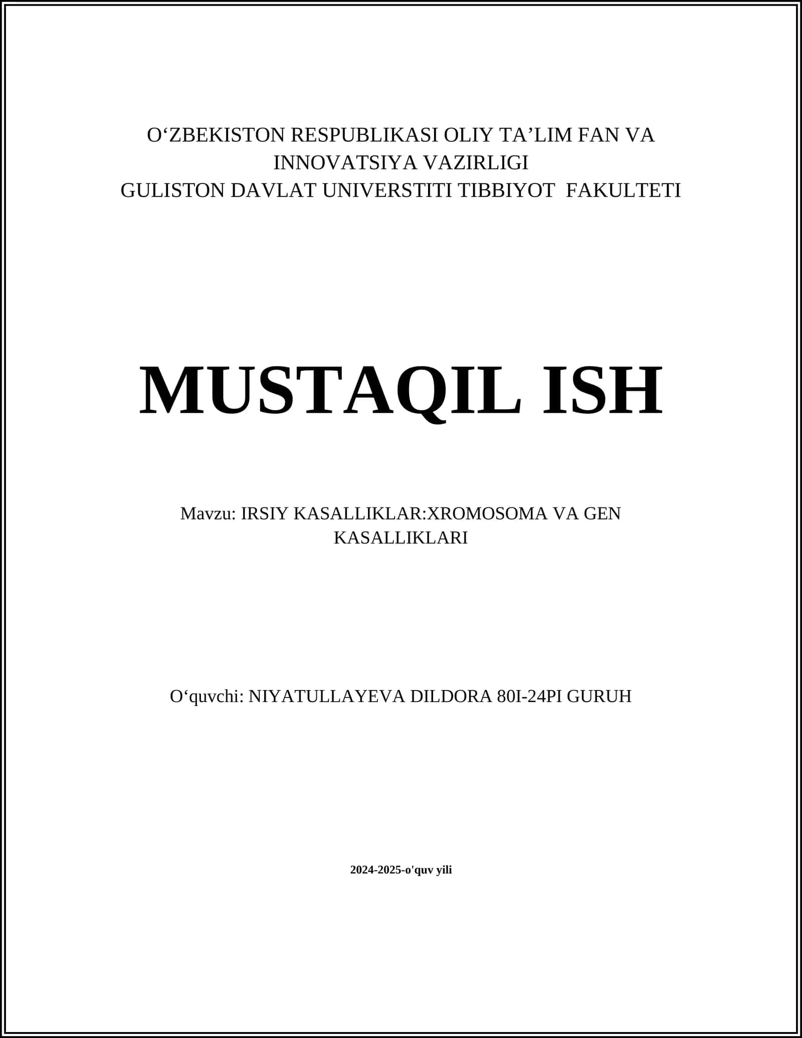 Xromosoma anomaliyalar