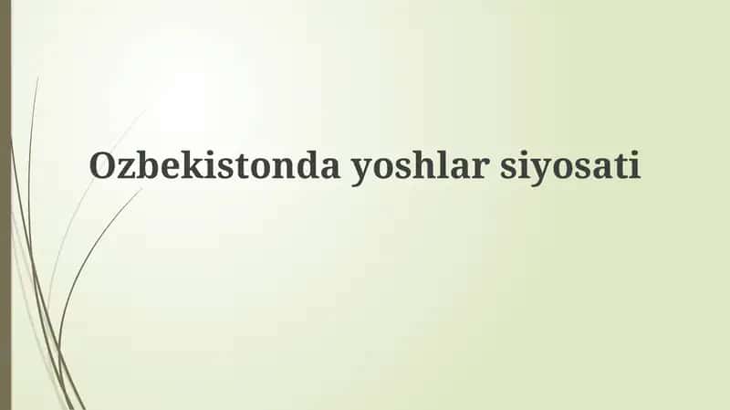 Ozbekiston dayoshlarsiyosati