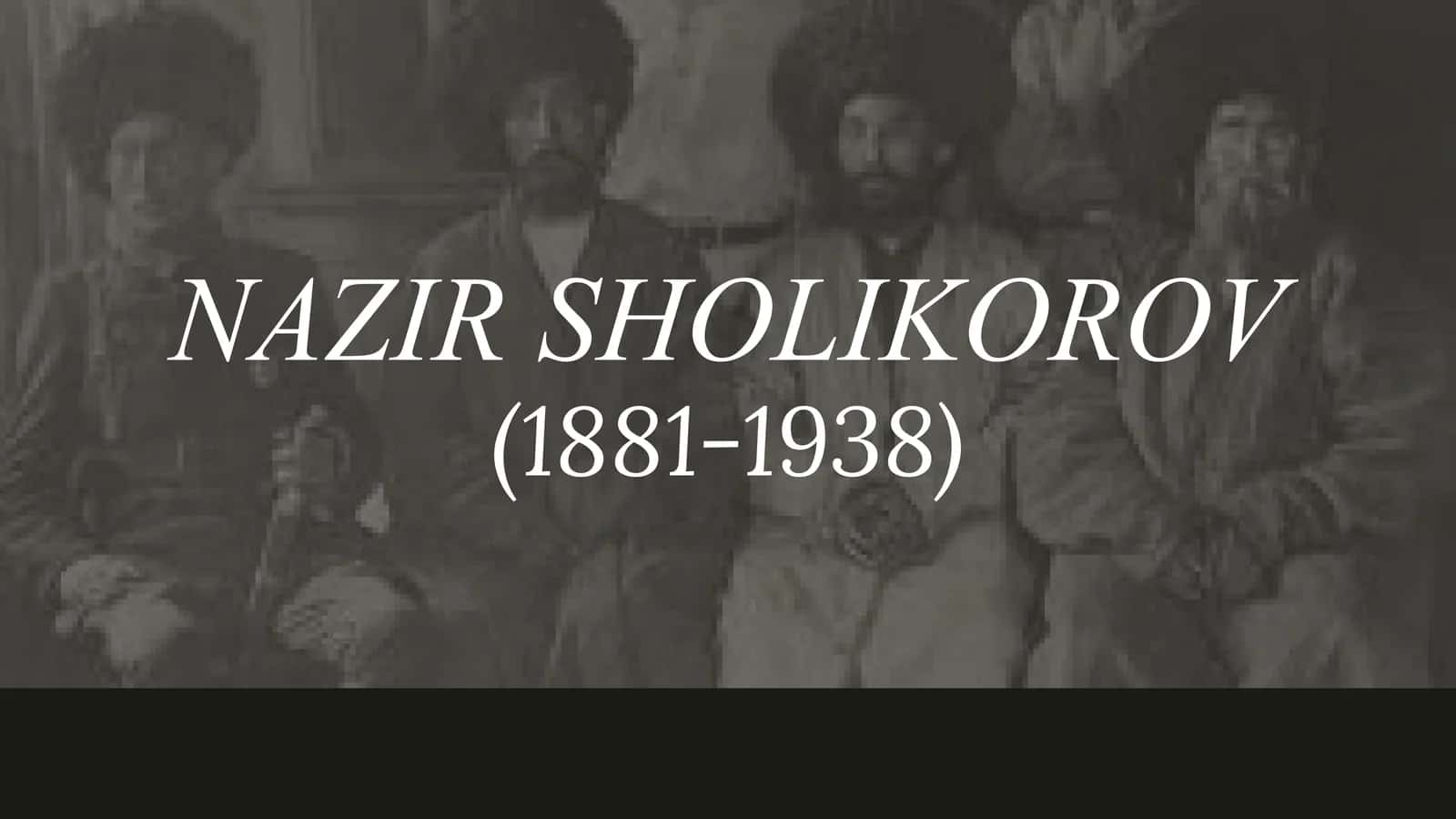 Siyosiy qatag‘onlarning tarixi va mohiyati (NAZIR SHOLIKOROV)