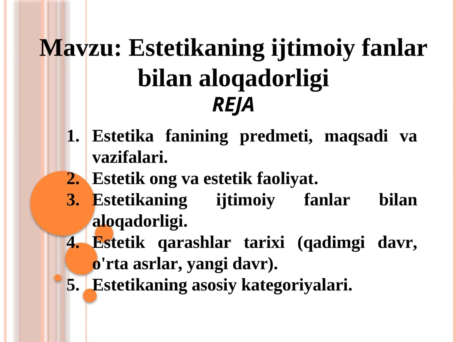Estеtikаning ijtimоiy fаnlаr bilаn аlоqаdоrligi
