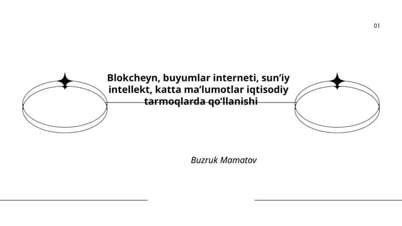 Blokcheyn, buyumlar interneti, sun’iy intellekt