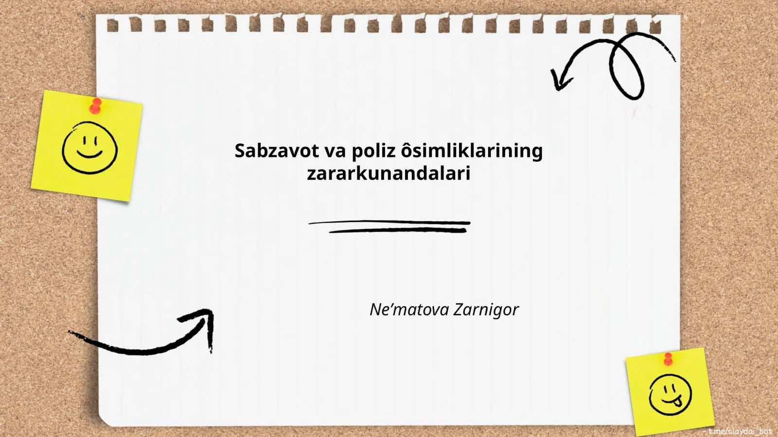 Sabzavot va poliz ôsimliklarining zararkunandalari