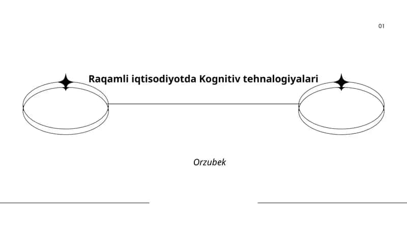 Raqamli iqtisodiyotda Kognitiv tehnalogiyalari