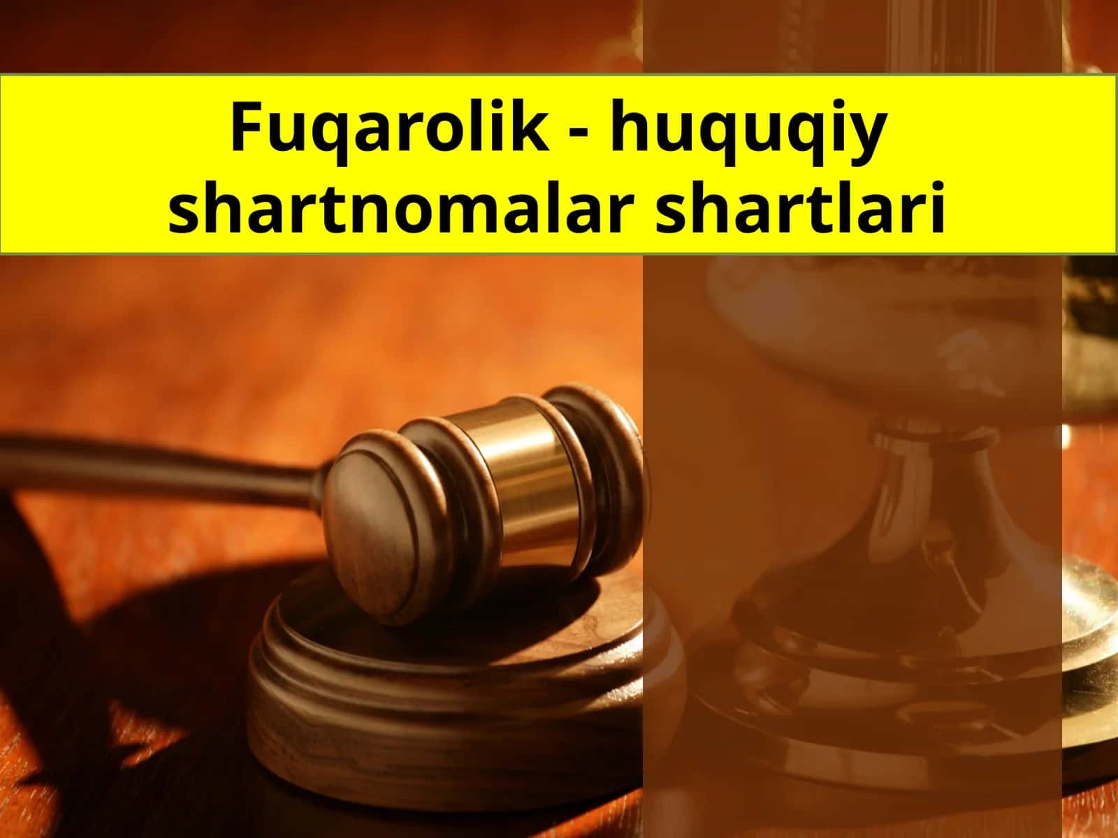 Fuqarolik-huquqiy shartnomalar hayoti