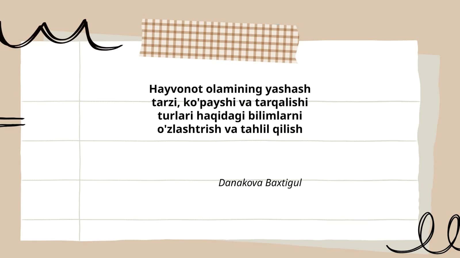 Hayvonot olamining yashash tarzi, ko'payshi va tarqalishiturlari