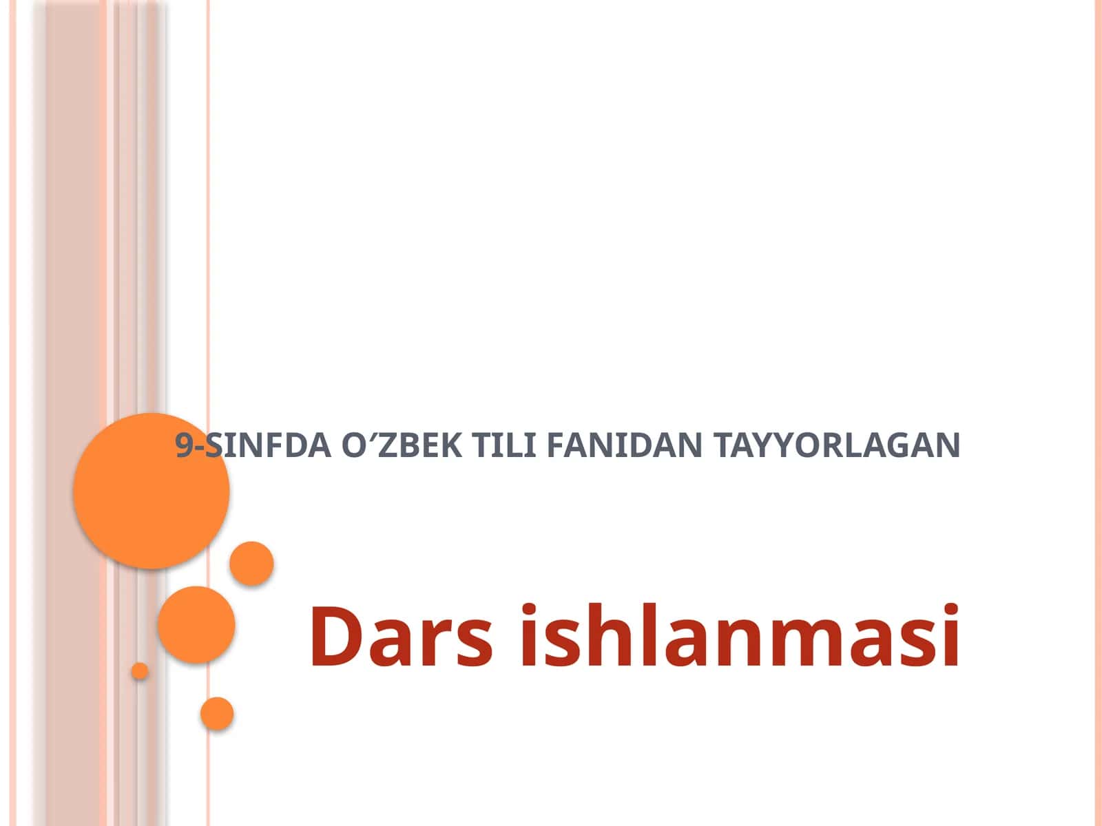9-sinf O'zbek tili fanidan Zulfiyaxonimni xotirlab mavzuda dars ishlanmasi