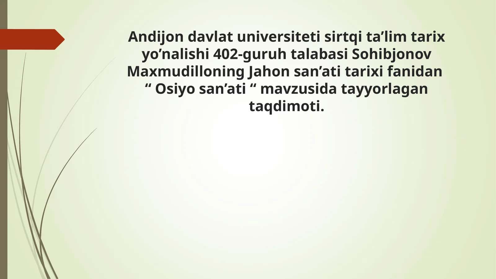 Osiyo san’ati