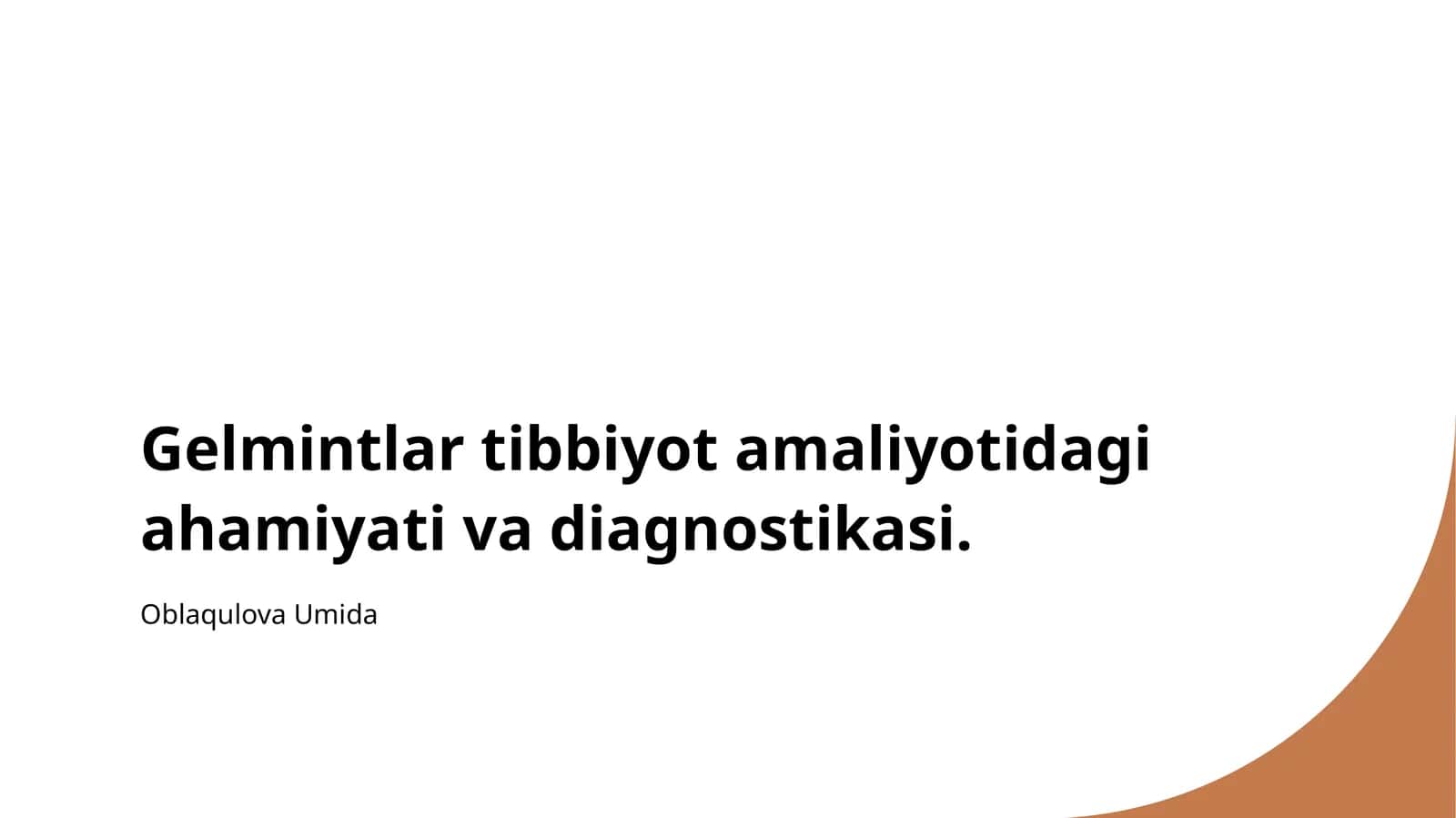 Gelmintlar Tibbiyot Amaliyotidagi Ahamiyati va Diagnostikasi