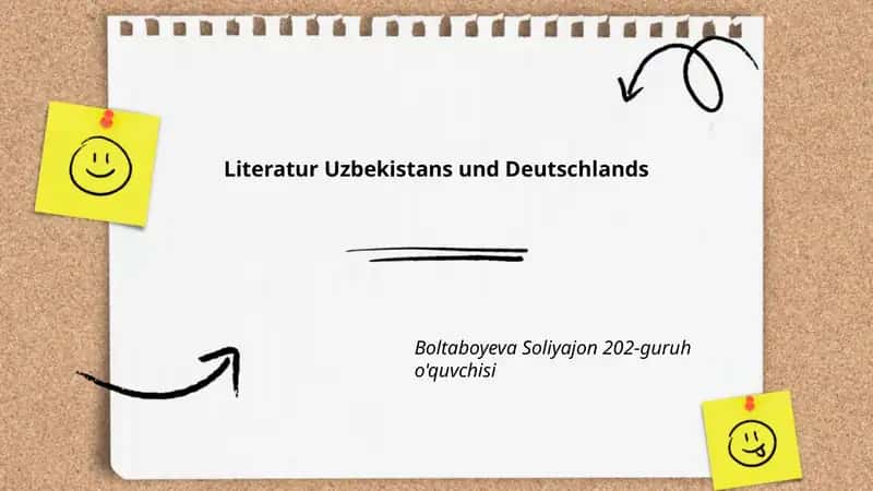 Literatur Uzbekistans und Deutschlands
