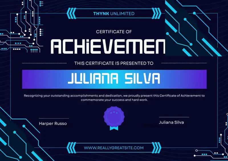Certificate of Achievement