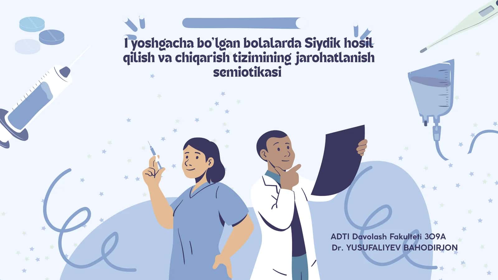 Siydik hosil qilish va chiqarish tizimining jarohatlanish semiotikasi