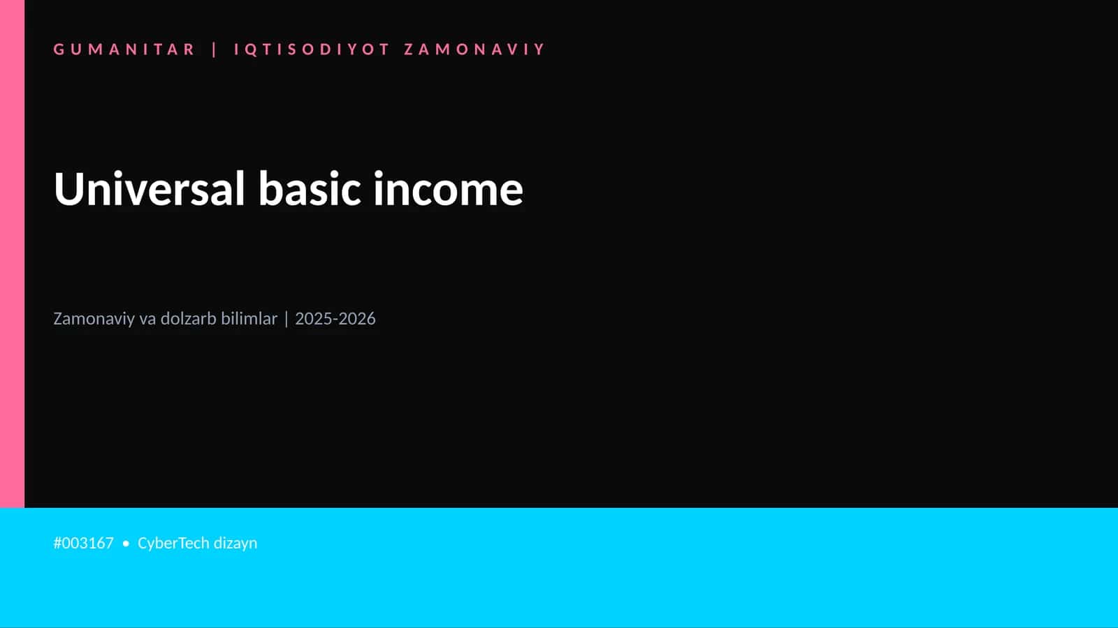 Universal basic income