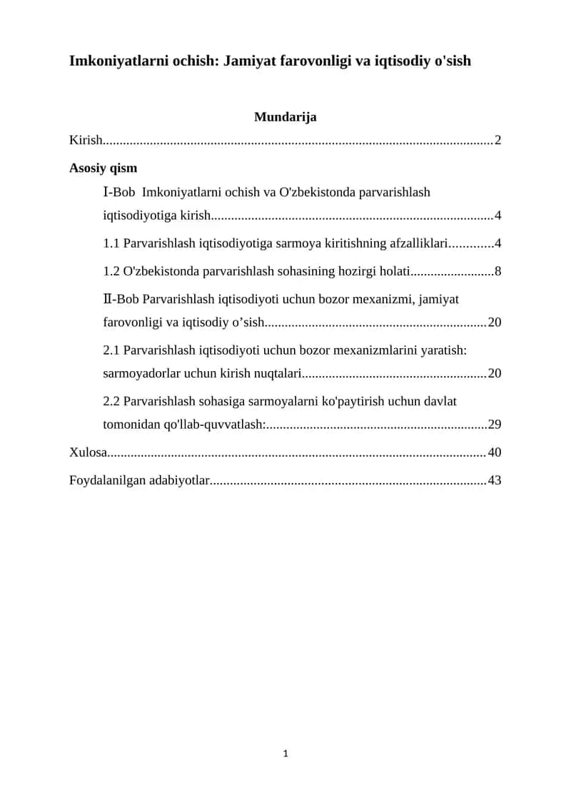 Parvarishlash iqtisodiyoti