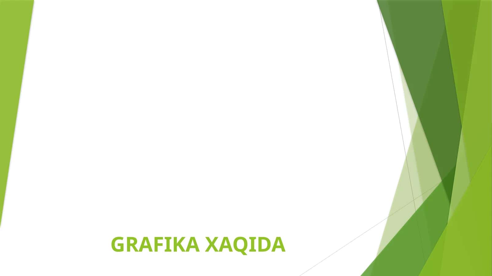 GRAFIKA XAQIDA