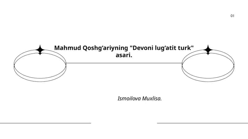 Mahmud Qoshg‘ariyning "Devoni lug‘atit turk" asari
