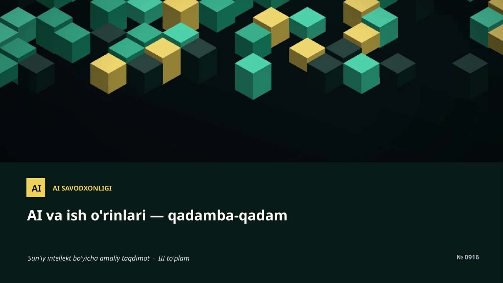 AI SAVODXONLIGI