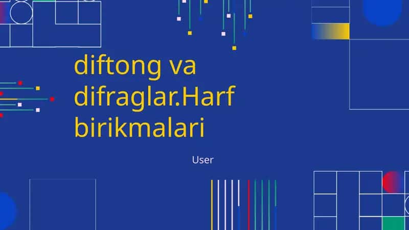 Diftonglar va Difraglar
