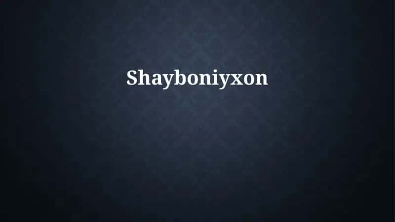 Shayboniyxon