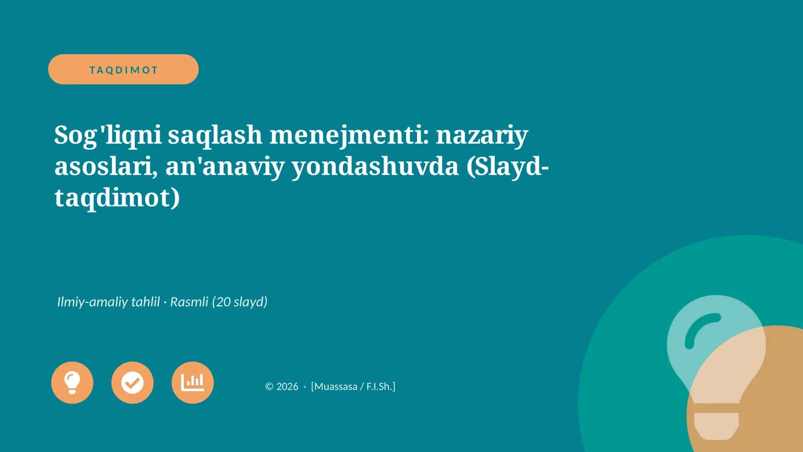 Sog'liqni saqlash menejmenti: nazariy asoslari