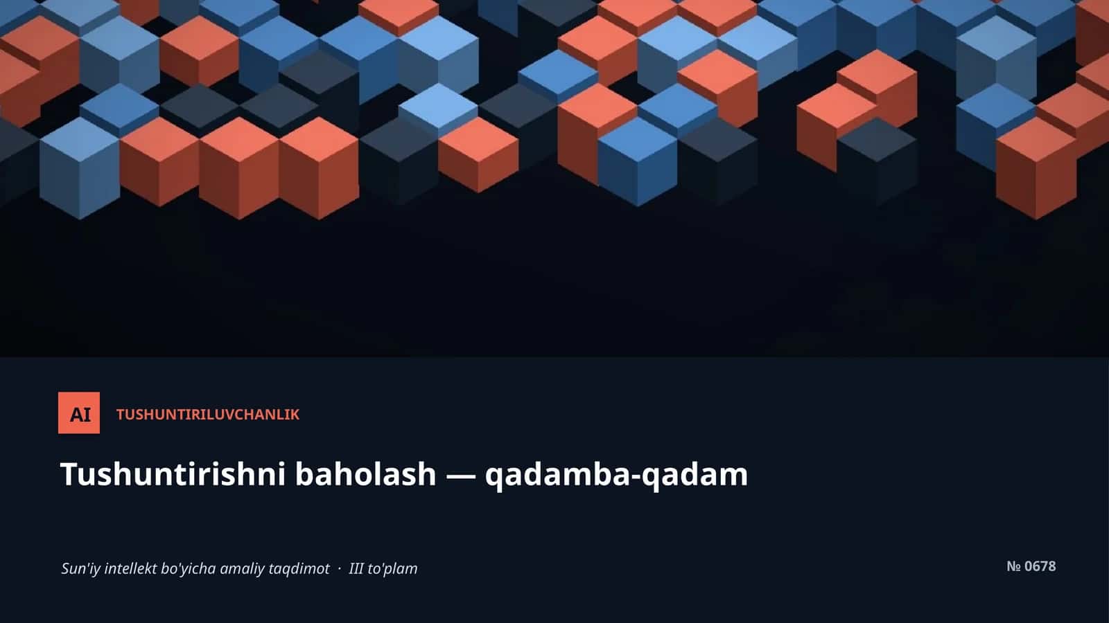 AI TUSHUNTIRILUVCHANLIK