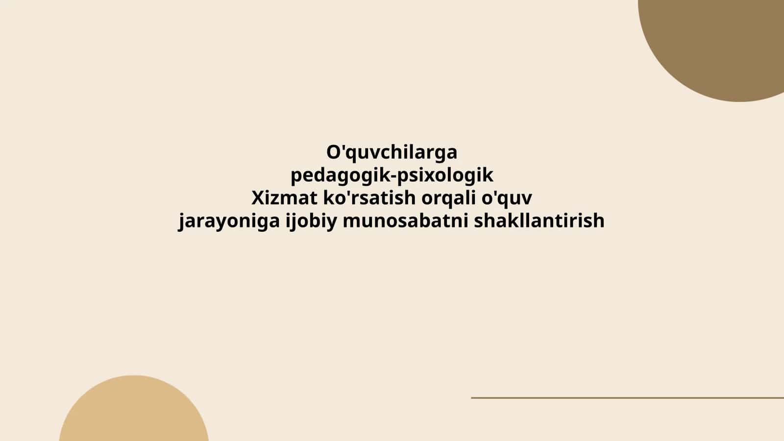 O'quvchilargapedagogik-psixologikXizmat