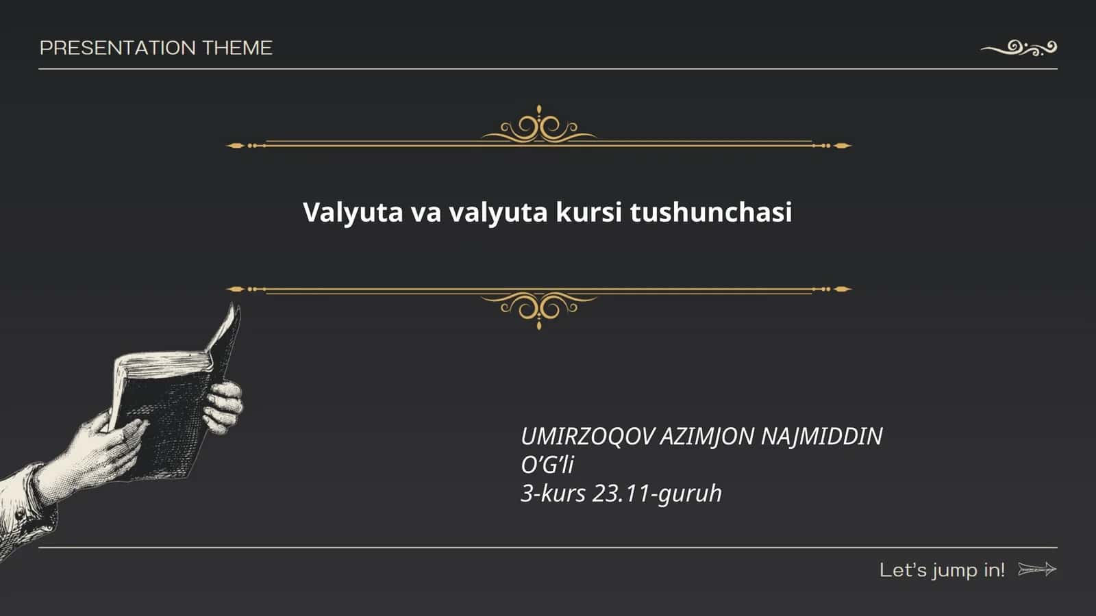 Valyuta va valyuta kursi tushunchasi