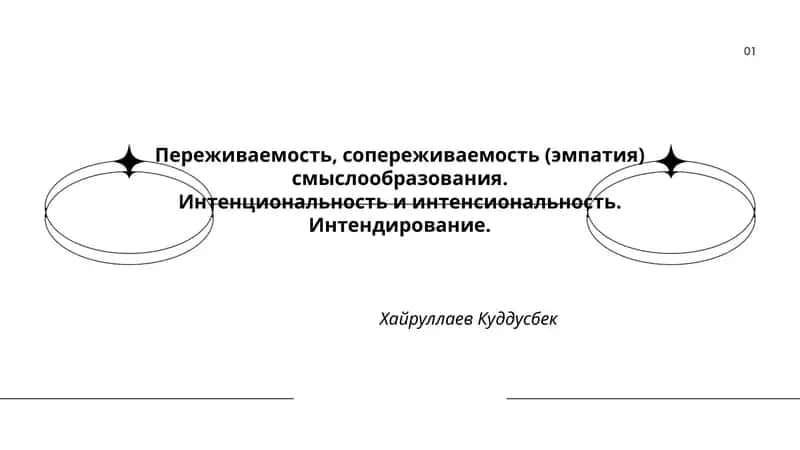 Переживаемость, сопереживаемость (эмпатия) смыслообразования